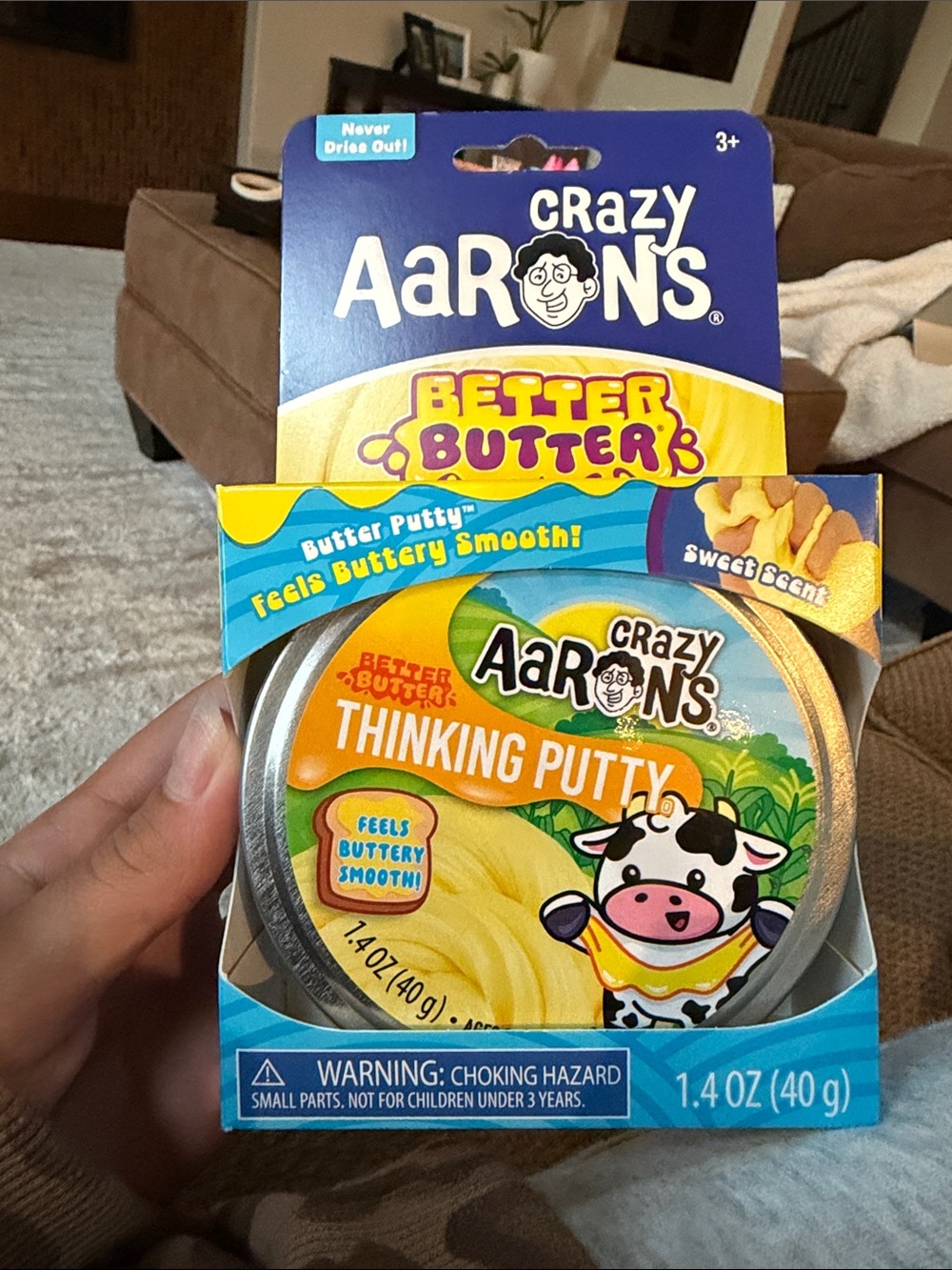 BRAND NEW RARE Crazy Aarons better butter - Yellow